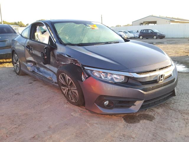 2HGFC3B70GH353438 - 2016 HONDA CIVIC EXL CHARCOAL photo 1