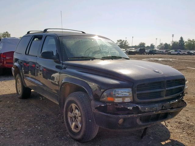 1B4HS28Y4WF106716 - 1998 DODGE DURANGO BLACK photo 1