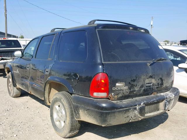 1B4HS28Y4WF106716 - 1998 DODGE DURANGO BLACK photo 3