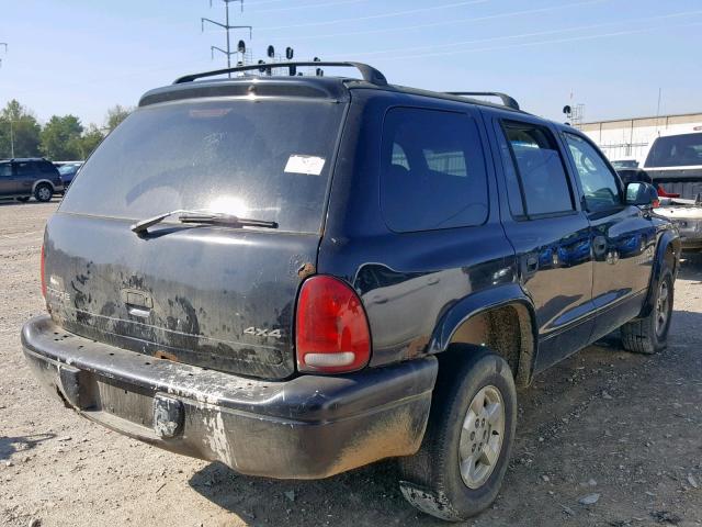 1B4HS28Y4WF106716 - 1998 DODGE DURANGO BLACK photo 4