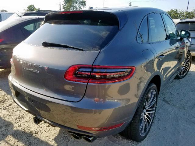 WP1AF2A54FLB95938 - 2015 PORSCHE MACAN TURB GRAY photo 4