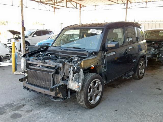 5J6YH1H90AL004712 - 2010 HONDA ELEMENT SC BLACK photo 2