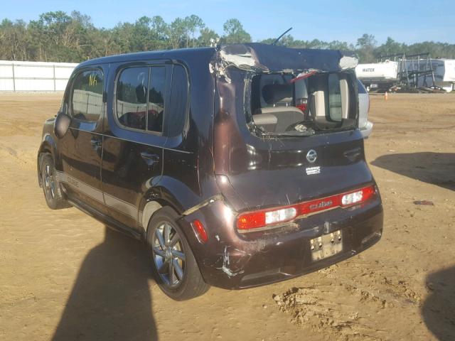 JN8AZ28R29T109214 - 2009 NISSAN CUBE BASE BURGUNDY photo 3