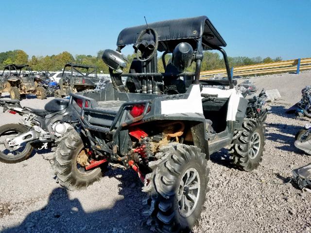 4XAVE76AXDF671119 - 2013 POLARIS RZR 800 S WHITE photo 4