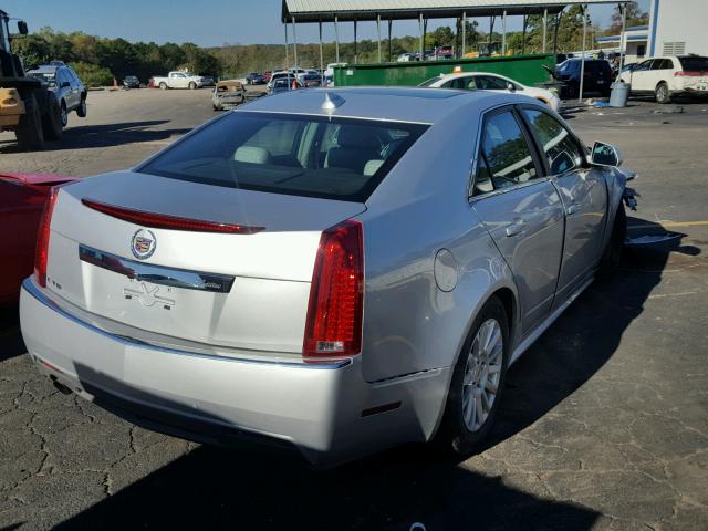 1G6DF5EY9B0161299 - 2011 CADILLAC CTS LUXURY SILVER photo 4