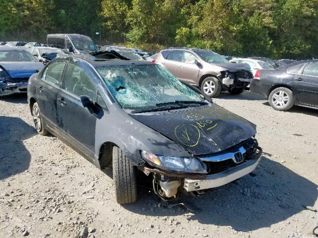 2HGFA15969H508729 - 2009 HONDA CIVIC EXL 黑色 照片 1