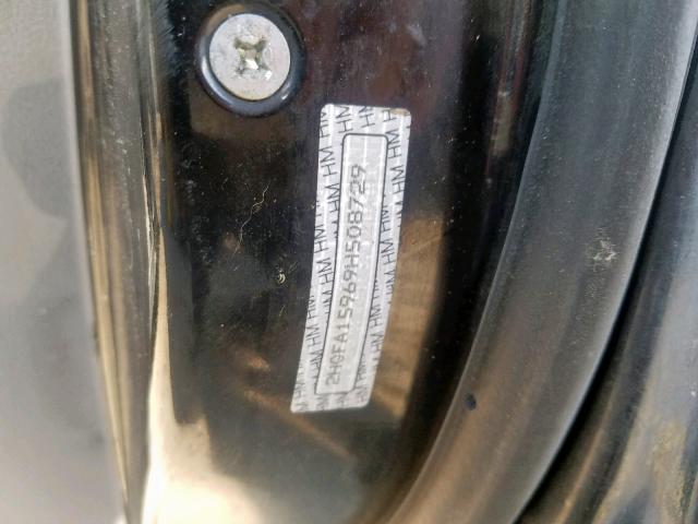 2HGFA15969H508729 - 2009 HONDA CIVIC EXL 黑色 照片 10