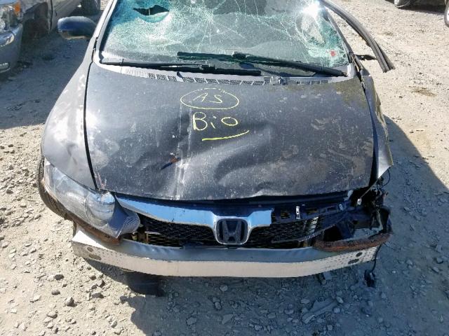 2HGFA15969H508729 - 2009 HONDA CIVIC EXL 黑色 照片 7