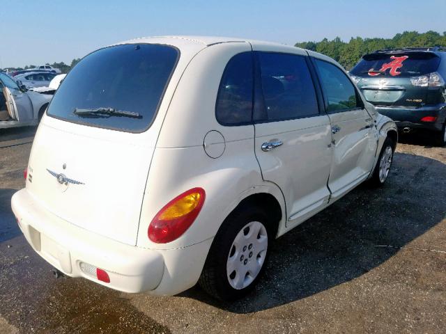 3C4FY58B05T527438 - 2005 CHRYSLER PT CRUISER WHITE photo 4