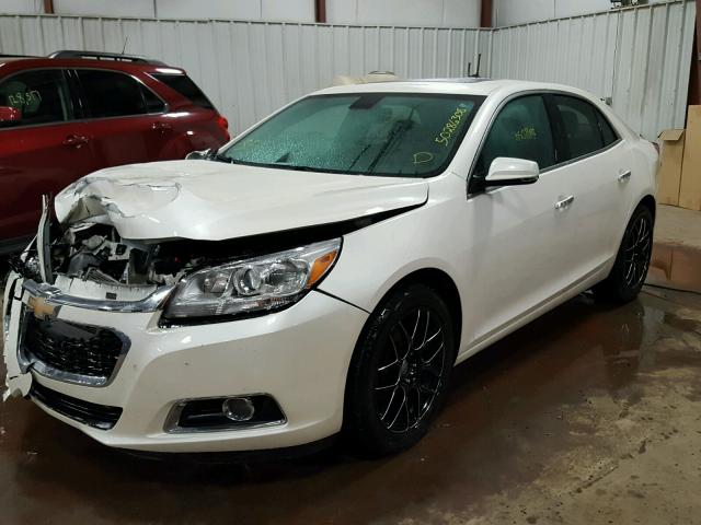 1G11H5SLXEF193157 - 2014 CHEVROLET MALIBU LTZ თეთრი ფოტო 2