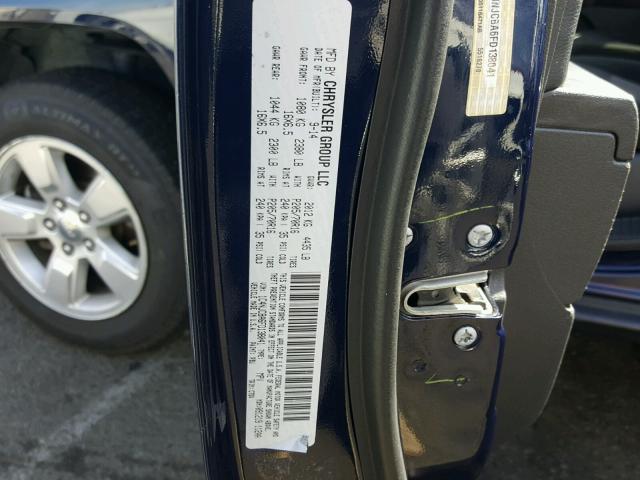 1C4NJCBA6FD138041 - 2015 JEEP COMPASS SP 蓝色 照片 10