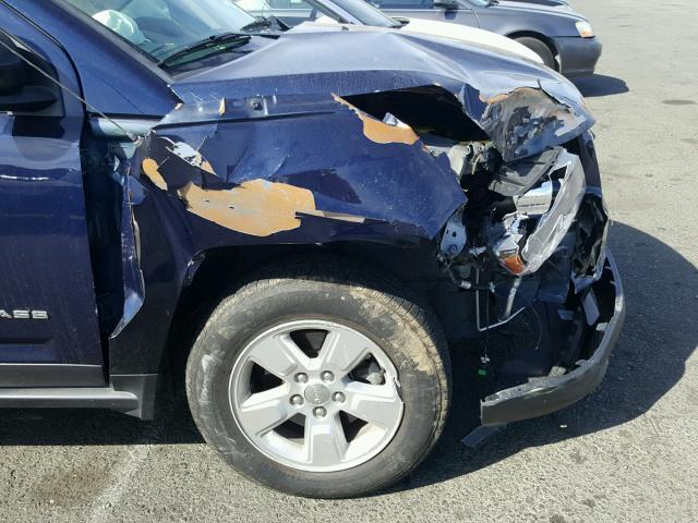 1C4NJCBA6FD138041 - 2015 JEEP COMPASS SP 蓝色 照片 9