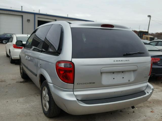 1D4GP45RX6B560469 - 2006 DODGE CARAVAN SX SILVER photo 3