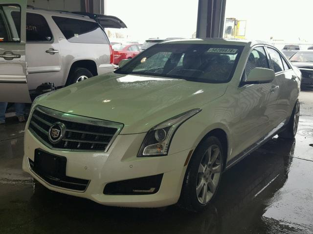 1G6AH5SX0D0144998 - 2013 CADILLAC ATS LUXURY WHITE photo 2