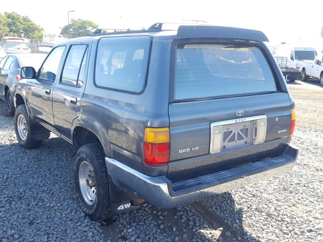 JT3VN39W4N8034326 - 1992 TOYOTA 4RUNNER VN GREEN photo 3