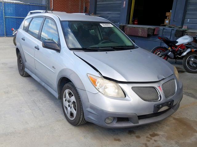 5Y2SL65878Z407208 - 2008 PONTIAC VIBE SILVER photo 1