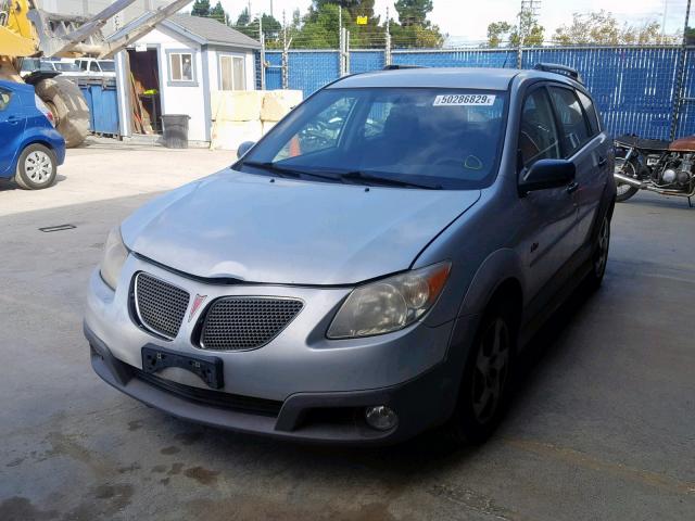 5Y2SL65878Z407208 - 2008 PONTIAC VIBE SILVER photo 2