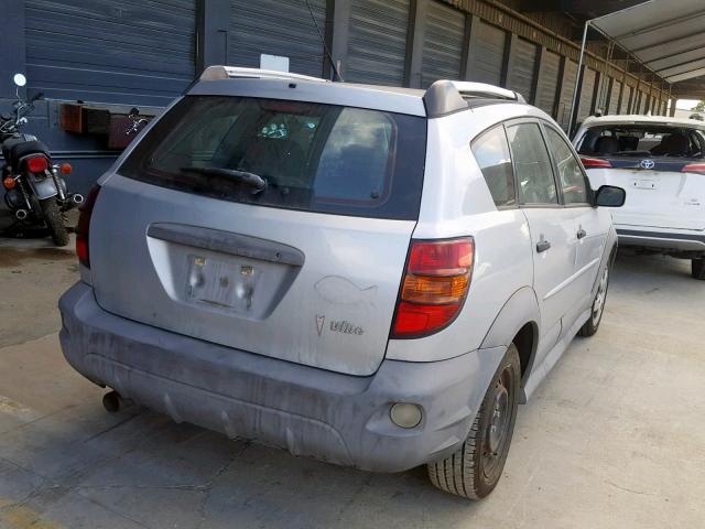 5Y2SL65878Z407208 - 2008 PONTIAC VIBE SILVER photo 4