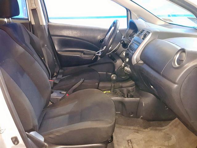 3N1CE2CP2EL435909 - 2014 NISSAN VERSA NOTE GRAY photo 5