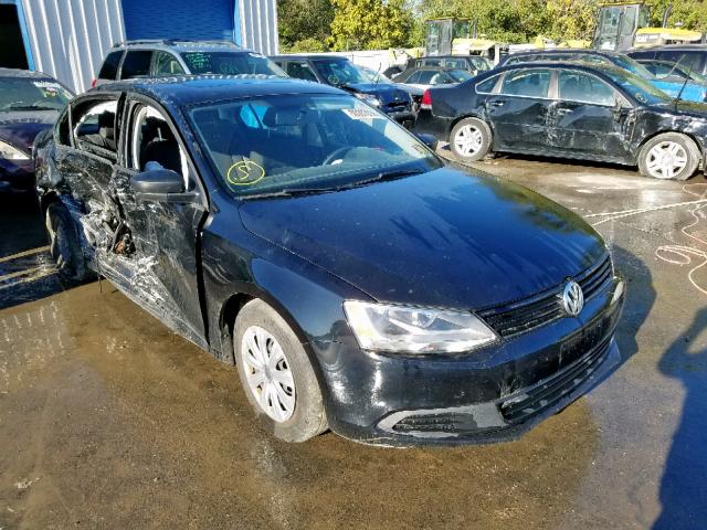 3VW2K7AJ1DM403424 - 2013 VOLKSWAGEN JETTA BASE 黑色 照片 1
