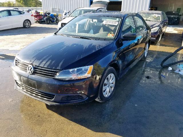 3VW2K7AJ1DM403424 - 2013 VOLKSWAGEN JETTA BASE 黑色 照片 2