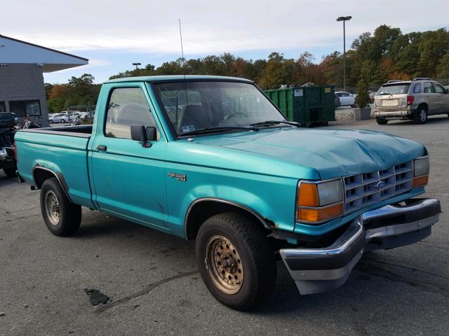 1FTCR10AXNTA85727 - 1992 FORD RANGER GREEN photo 1