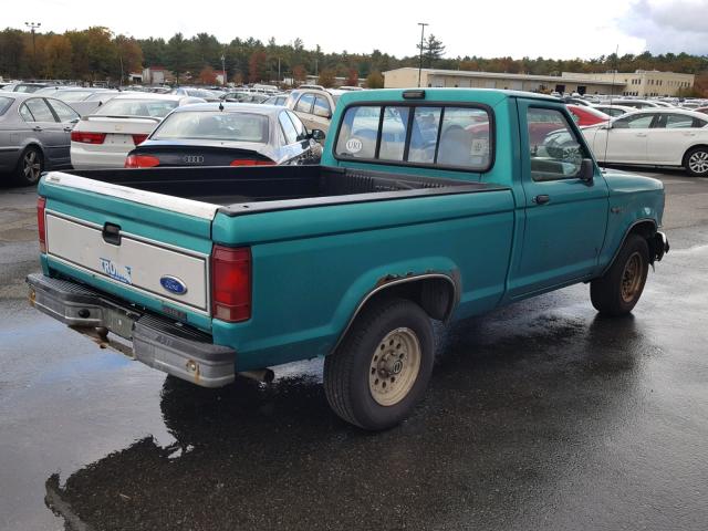 1FTCR10AXNTA85727 - 1992 FORD RANGER GREEN photo 4