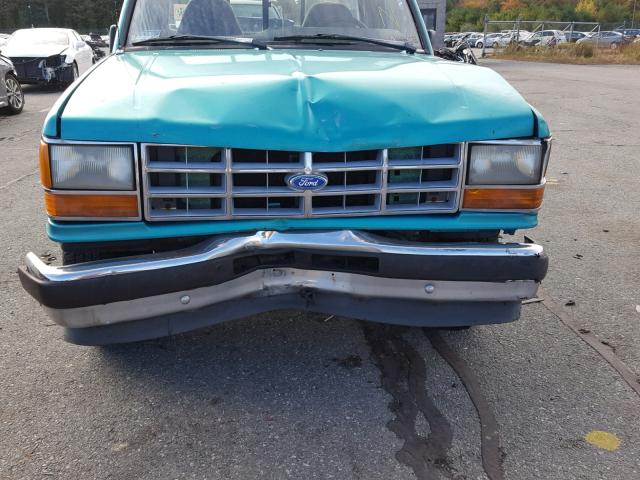 1FTCR10AXNTA85727 - 1992 FORD RANGER GREEN photo 9