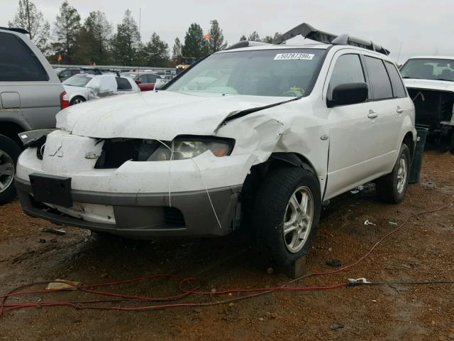 JA4LX31G13U062262 - 2003 MITSUBISHI OUTLANDER WHITE photo 2