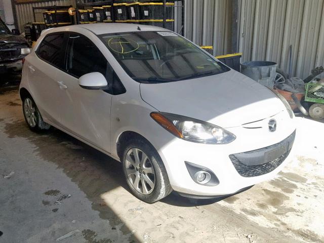 JM1DE1LY0C0144596 - 2012 MAZDA MAZDA2 WHITE photo 1