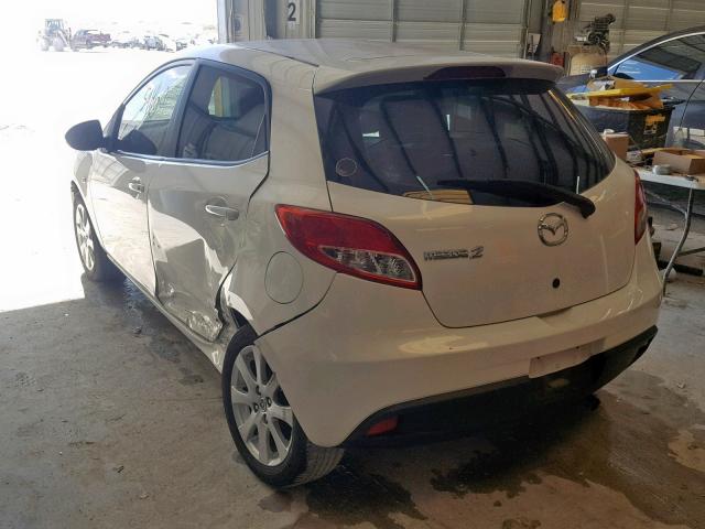 JM1DE1LY0C0144596 - 2012 MAZDA MAZDA2 WHITE photo 3