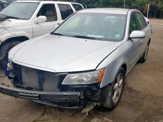 5NPEU46F28H373472 - 2008 HYUNDAI SONATA SE SILVER photo 2