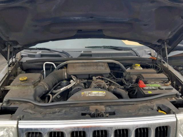 1J8HH48KX7C599533 - 2007 JEEP COMMANDER BLACK photo 7