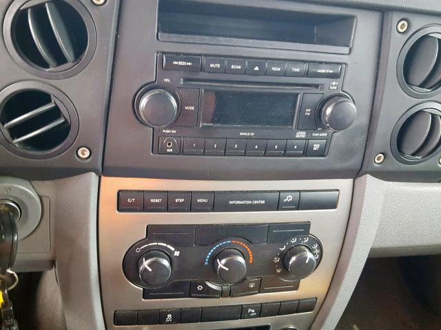 1J8HH48KX7C599533 - 2007 JEEP COMMANDER BLACK photo 9