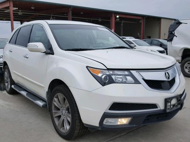 2HNYD2H77AH504802 - 2010 ACURA MDX ADVANC WHITE photo 1