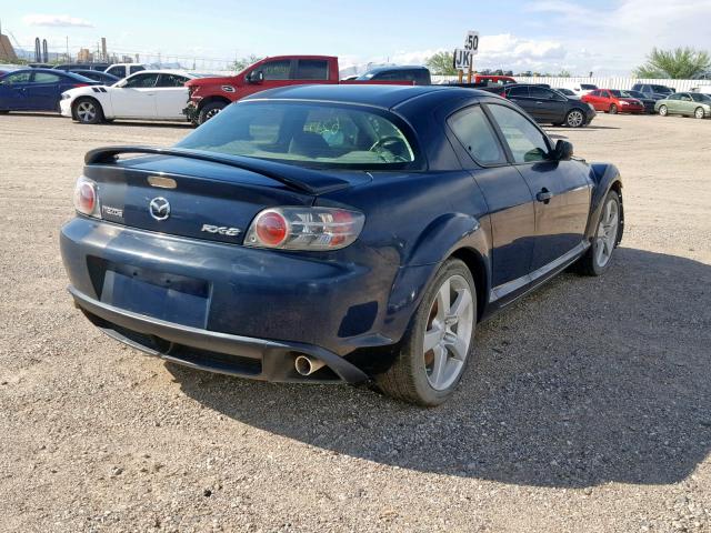 JM1FE173840137808 - 2004 MAZDA RX8 BLUE photo 4