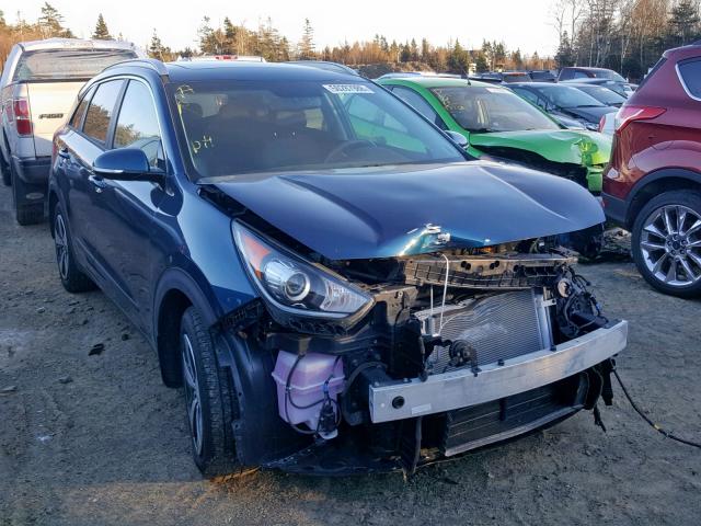 KNDCC3LC2H5051543 - 2017 KIA NIRO EX BLUE photo 1