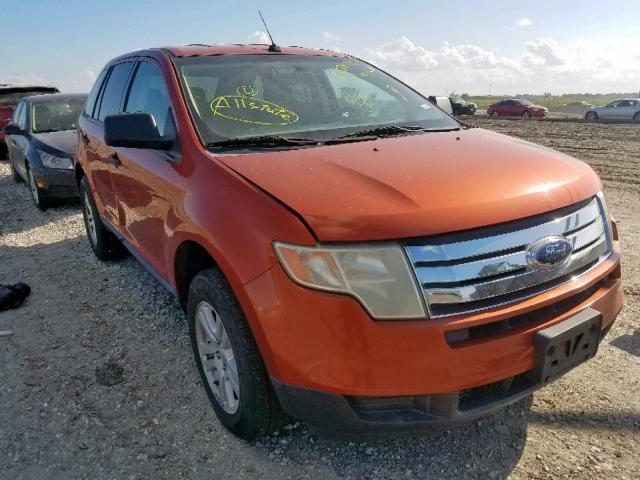 2FMDK36C07BA68253 - 2007 FORD EDGE SE ORANGE photo 1