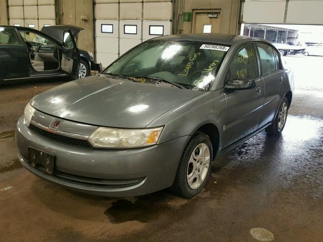 1G8AJ52F14Z195800 - 2004 SATURN ION LEVEL GRAY photo 2