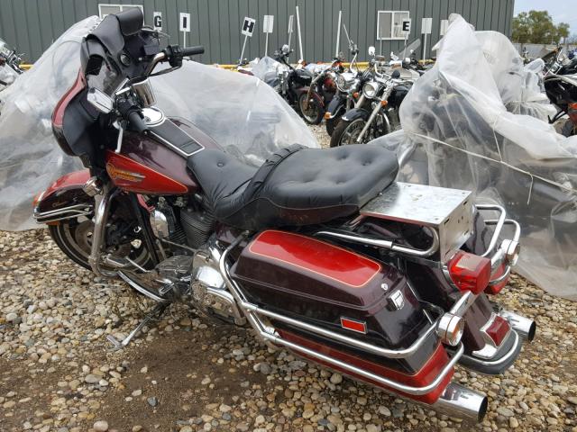 1HD1DJL10NY505627 - 1992 HARLEY-DAVIDSON FLHT CLASS BURGUNDY photo 3