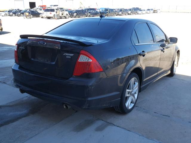 3FAHP0DCXBR259980 - 2011 FORD FUSION SPO BLACK photo 4