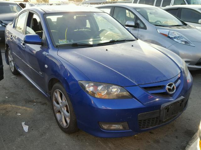 JM1BK324681863248 - 2008 MAZDA 3 S BLUE photo 1