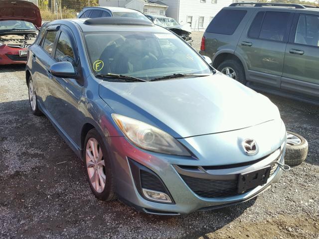 JM1BL1H6XA1246791 - 2010 MAZDA 3 S BLUE photo 1