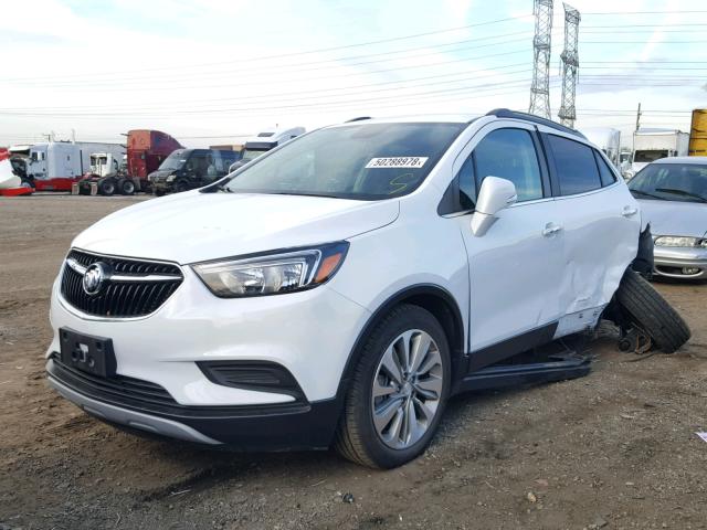 KL4CJASB9HB112756 - 2017 BUICK ENCORE PRE WHITE photo 2