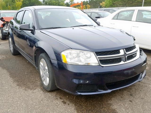 1B3BD4FB2BN554158 - 2011 DODGE AVENGER EX BLUE photo 1