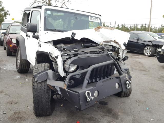 1C4AJWAG2HL629771 - 2017 JEEP WRANGLER S WHITE photo 1