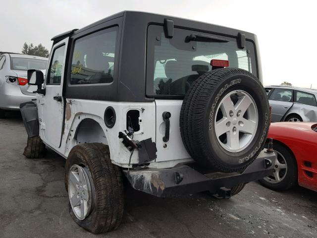 1C4AJWAG2HL629771 - 2017 JEEP WRANGLER S WHITE photo 3