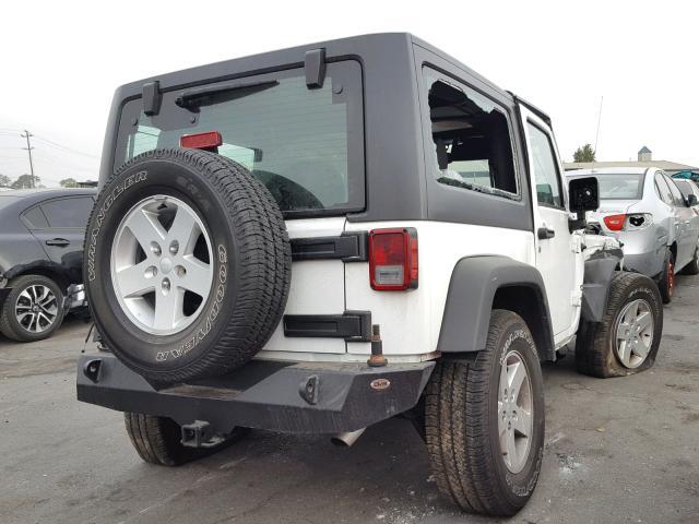 1C4AJWAG2HL629771 - 2017 JEEP WRANGLER S WHITE photo 4