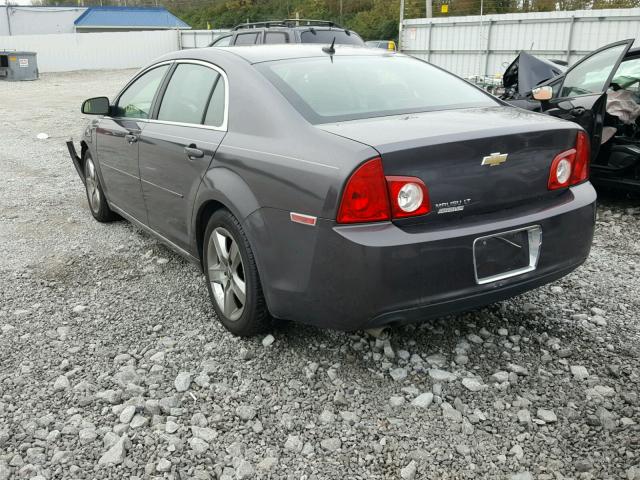 1G1ZC5EB5A4148010 - 2010 CHEVROLET MALIBU 1LT ნაცრისფერი ფოტო 3