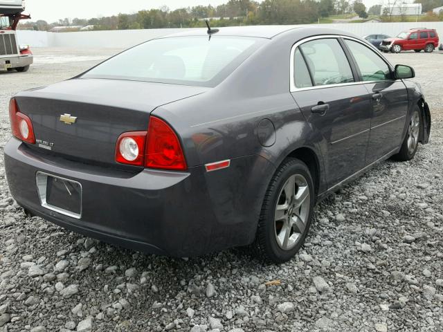 1G1ZC5EB5A4148010 - 2010 CHEVROLET MALIBU 1LT ნაცრისფერი ფოტო 4